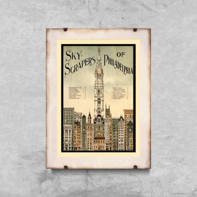 Canvas poster Skyscrapers Philadelphia Architecture United States