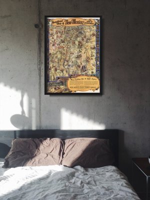 Vintage poster art New Mexico
