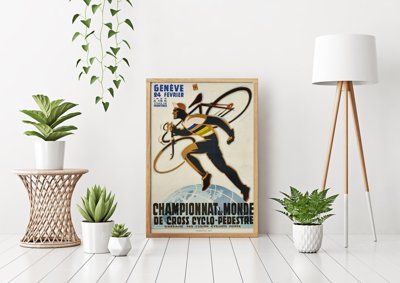 Vintage poster art Donaldson Bicycle Lithos for Season