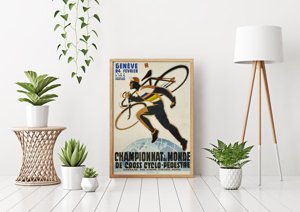 Vintage poster art Donaldson Bicycle Lithos for Season