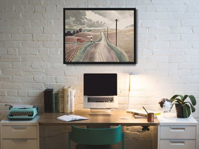 Poster Wiltshire Landscape Eric Ravilious