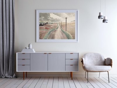 Poster Wiltshire Landscape Eric Ravilious