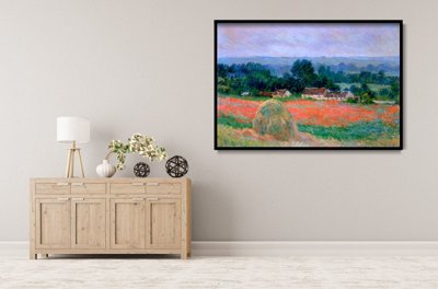 Poster Haystack at Giverny Claude Monet