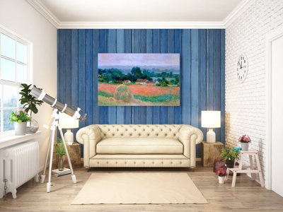 Poster Haystack at Giverny Claude Monet