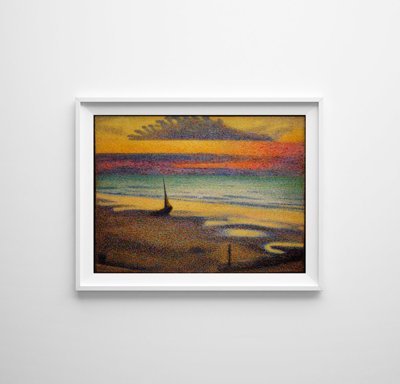Poster Plage a Heist Georges Lemmen