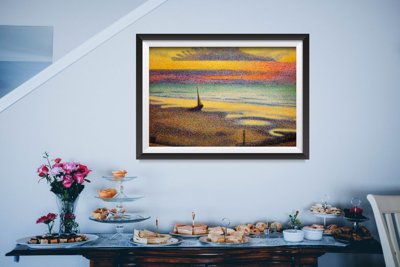 Poster Plage a Heist Georges Lemmen