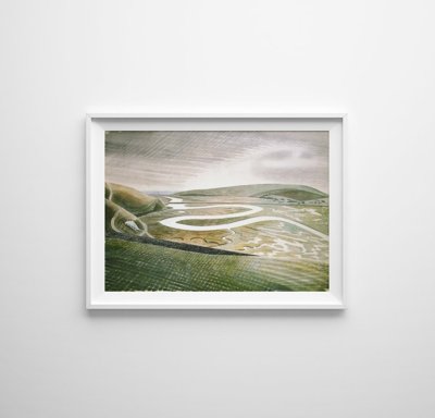 Vintage poster Eric Ravilious Cuckmere Haven