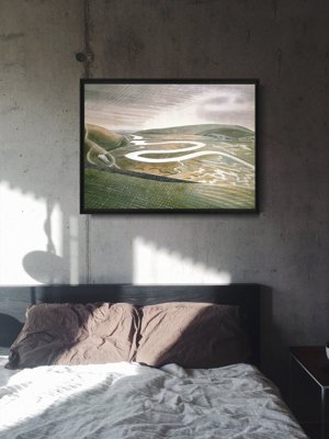 Vintage poster Eric Ravilious Cuckmere Haven