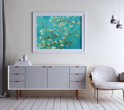 Canvas poster Almond Blossom Van Gogh