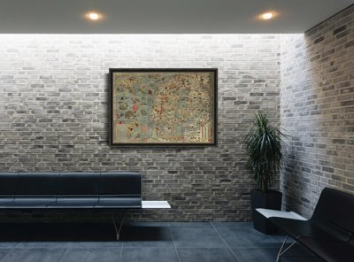 Wall art Old Scandinavia Map North of Europe