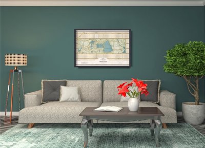 Wall art Old Map of Central Park