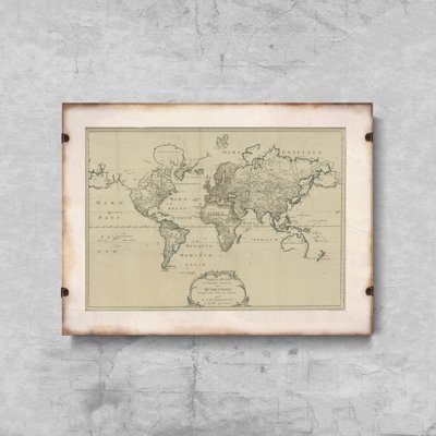 Vintage poster Old Map of Zimmermann