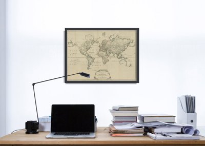 Vintage poster Old Map of Zimmermann