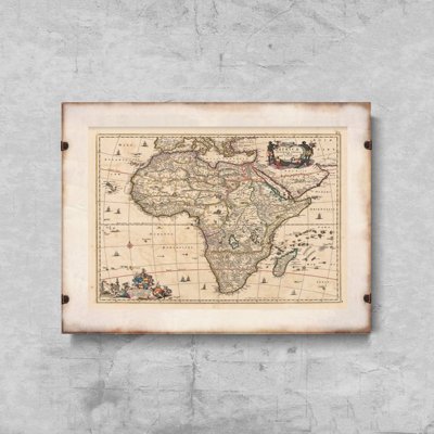 Poster Century Map of Africa