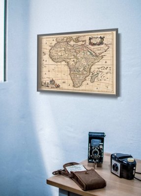 Poster Century Map of Africa