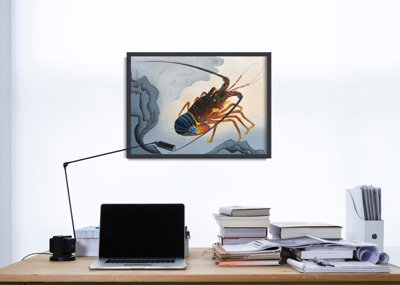 Wall art Spiny Lobster by Ono Bakufu