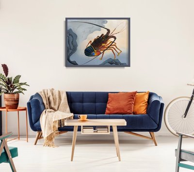 Wall art Spiny Lobster by Ono Bakufu