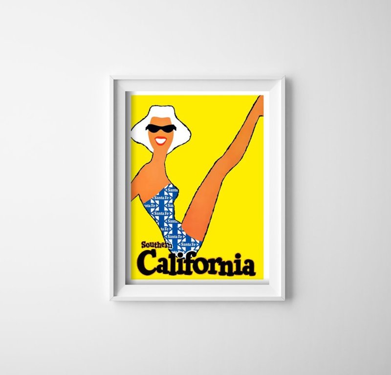 Canvas poster California Travel