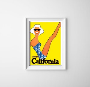 Canvas poster California Travel