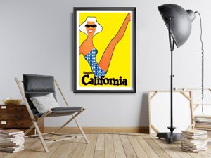 Canvas poster California Travel