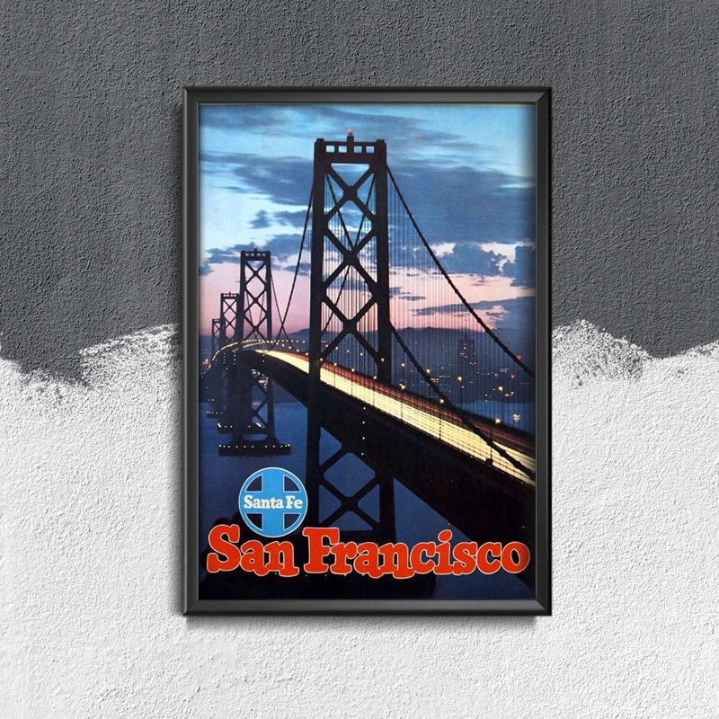 Canvas poster San Francisco