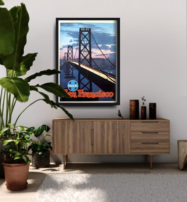 Canvas poster San Francisco