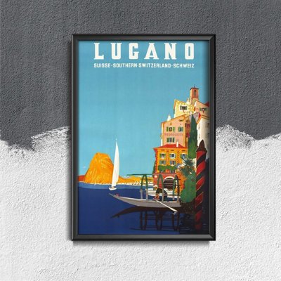 Vintage poster Switzerland Lugano