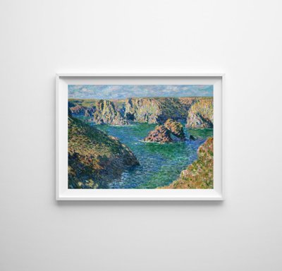 Poster Port Donnant Belle Ile Claude Monet