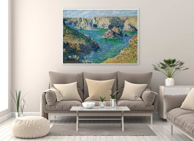 Poster Port Donnant Belle Ile Claude Monet