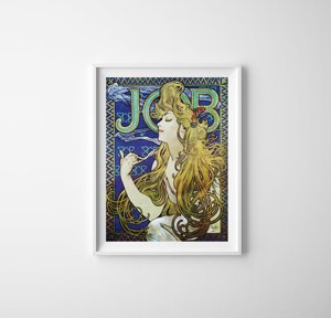 Canvas poster Alphonse Mucha Poster Art Nouveau Print