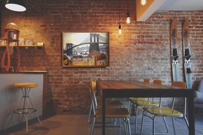Wall art Brooklyn Bridge by Samuel Halpert
