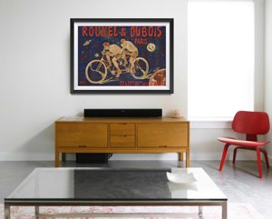 Wall art Rouxel & Dubois Paris Vintage Bicycle Poster