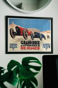 Vintage poster Grand Prix Poster Automobile de Nimes