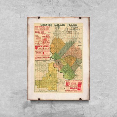 Poster Old Map of Rotterdam the Netherlands