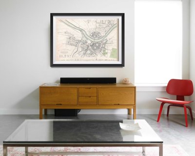 Wall art Archival Map of Tokyo Japan