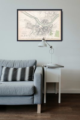 Wall art Archival Map of Tokyo Japan