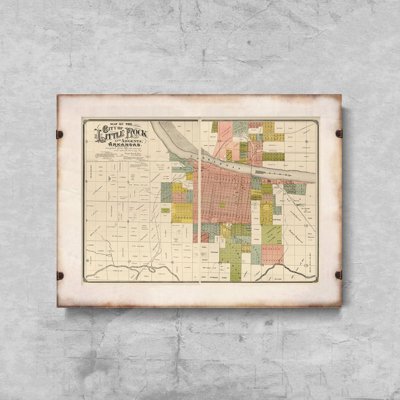 Poster Old New York and Manhattan Map