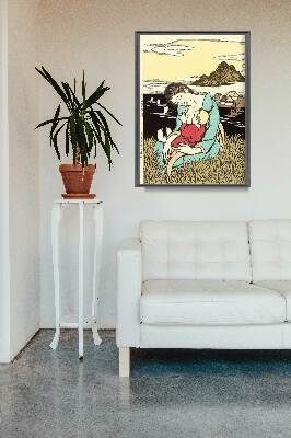 Vintage poster art Japanese Takehisa-Yumeji Ukiyo-e