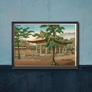 Canvas poster Tsuchiya Koitsu No Series Kashiwara Shrine