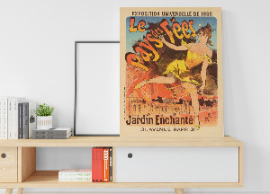 Poster Exposition Universelle de 1889 Le Pays des Fees