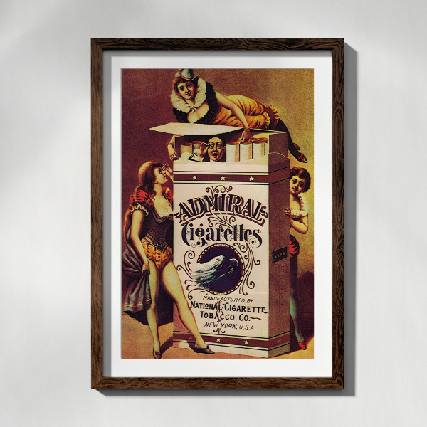 Poster Admiral Cigarettes
