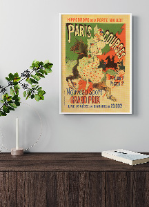 Poster Hippodrome de la Porte Maillot Paris Courses