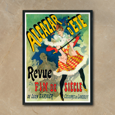 Poster Revue Fin de Siecle Alcazar dete