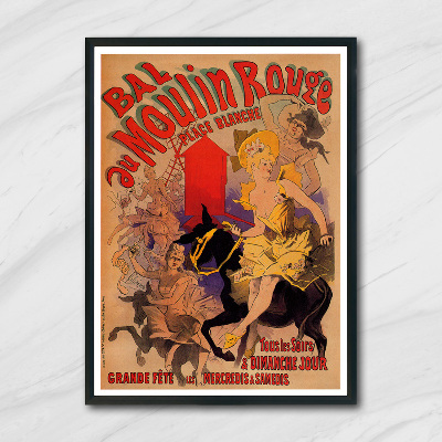 Poster Bal au Moulin Rouge