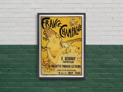Poster France Champagne