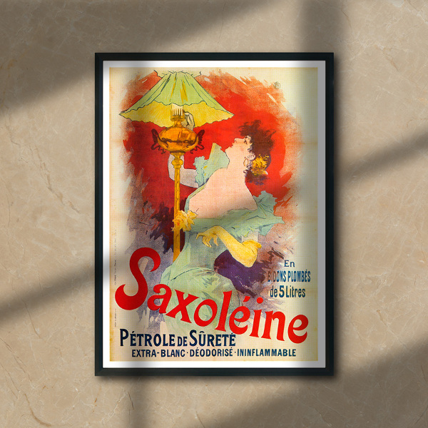 Poster Saxoleine Petrole de surete