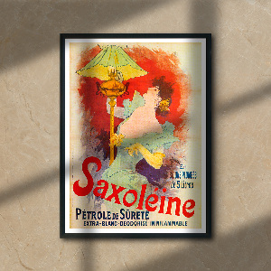 Poster Saxoleine Petrole de surete