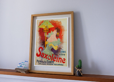 Poster Saxoleine Petrole de surete