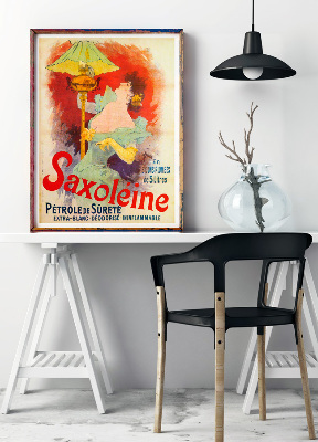 Poster Saxoleine Petrole de surete