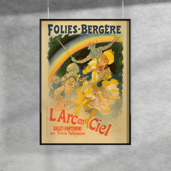 Poster Folies Bergere II